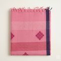 ARAYA Bawan Buti Handloom Saree – Blush Pink with Heritage Motifs & Contrast Border